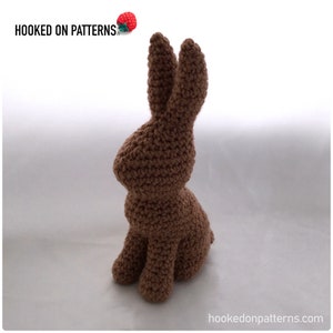 Chocolate Bunny Crochet Pattern Easter Bunny Crochet PDF Download ONLY Bunny Amigurumi Crochet Pattern image 8
