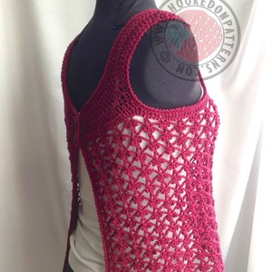 Adina 2 Way Vest Top Crochet PDF Pattern image 4