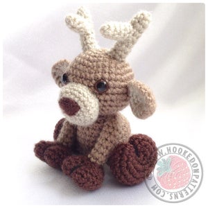 Amiani Noel the Reindeer cute amigurumi Crochet PDF Pattern image 4