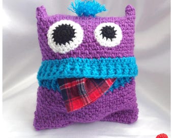 Pyjama Monsters - Pajama Case - Crochet PDF Pattern in ENGLISH ONLY