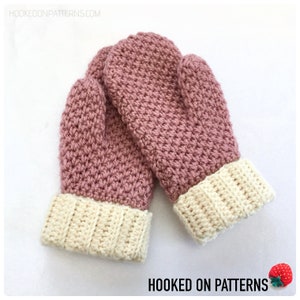 Crochet Pattern Cute & Cosy Mittens Adult Ladies Size Mittens Warm Winter Gloves Digital Download PDF Pattern in English Only image 2