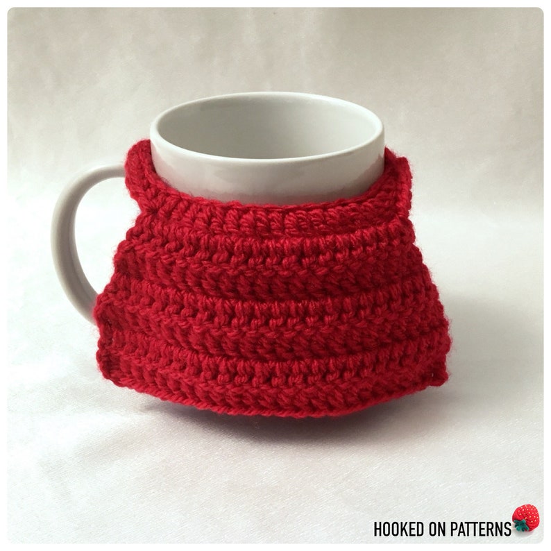 Fathers Day Gift Crochet Pattern Super Dad Mug Cosy Crochet PDF Pattern Download in English Only image 3