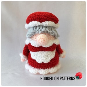 Christmas Eve Gonk Novelty Decoration - Crochet PDF Pattern in English ONLY