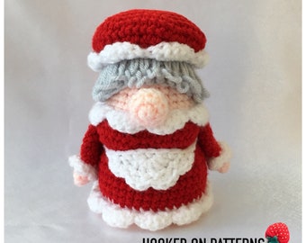 Christmas Eve Gonk Novelty Decoration - Crochet PDF Pattern in English ONLY