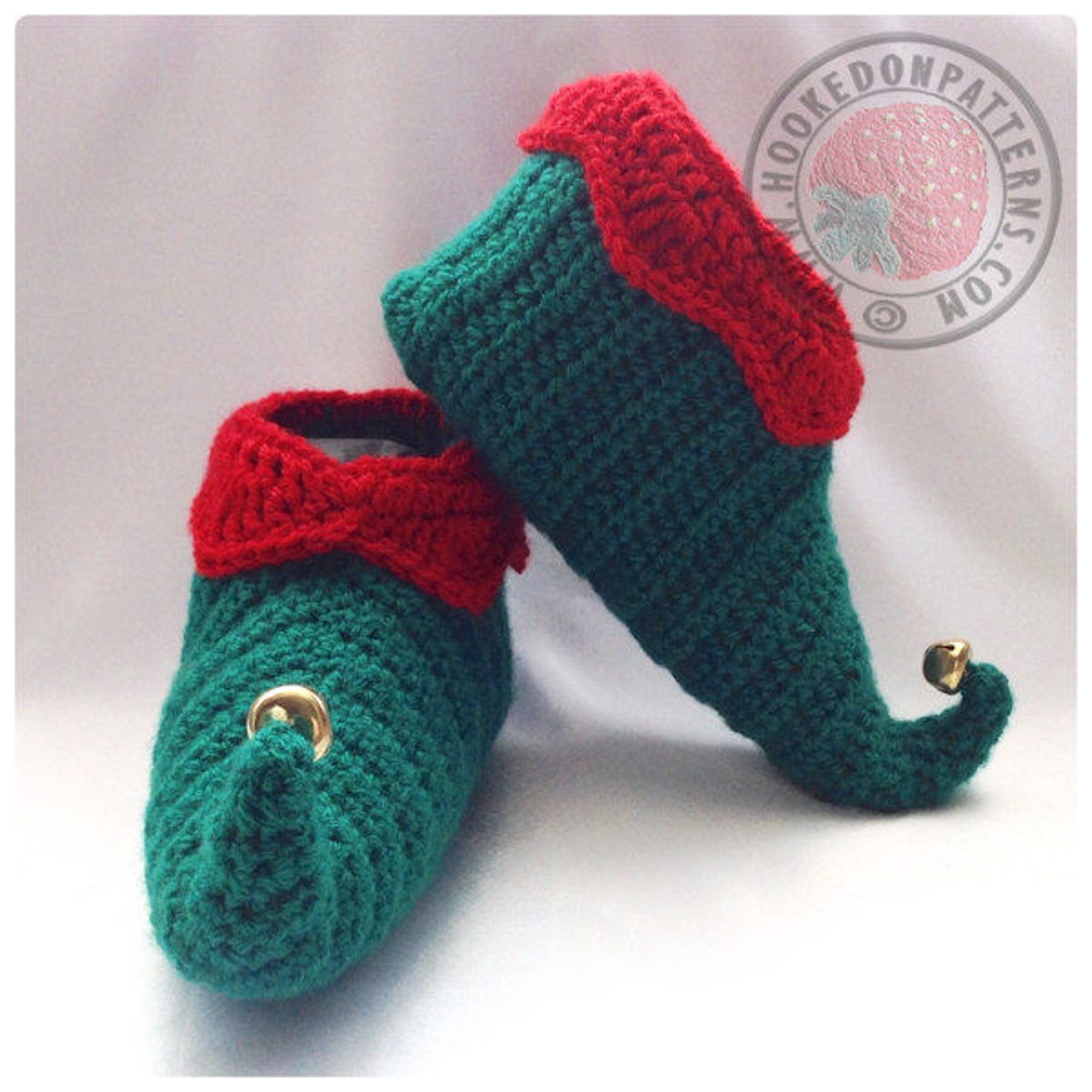 Curly Toes Elf Slipper Shoes Crochet PDF Pattern Etsy