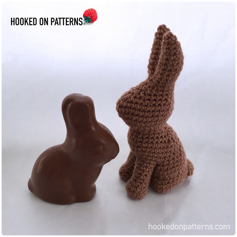 Chocolate Bunny Crochet Pattern Easter Bunny Crochet PDF Download ONLY Bunny Amigurumi Crochet Pattern Bild 2