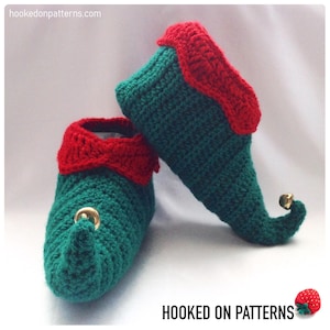 Curly Toes Elf Slipper Shoes - Crochet PDF Pattern