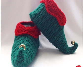 Curly Toes Elf Slipper Shoes - Crochet PDF Pattern