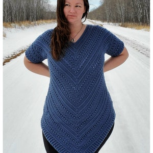 Tunic Sweater Crochet Pattern Bonnie Tunic Textured image 3