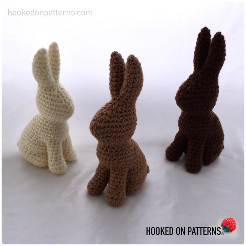 Chocolate Bunny Crochet Pattern Easter Bunny Crochet PDF Download ONLY Bunny Amigurumi Crochet Pattern Bild 3