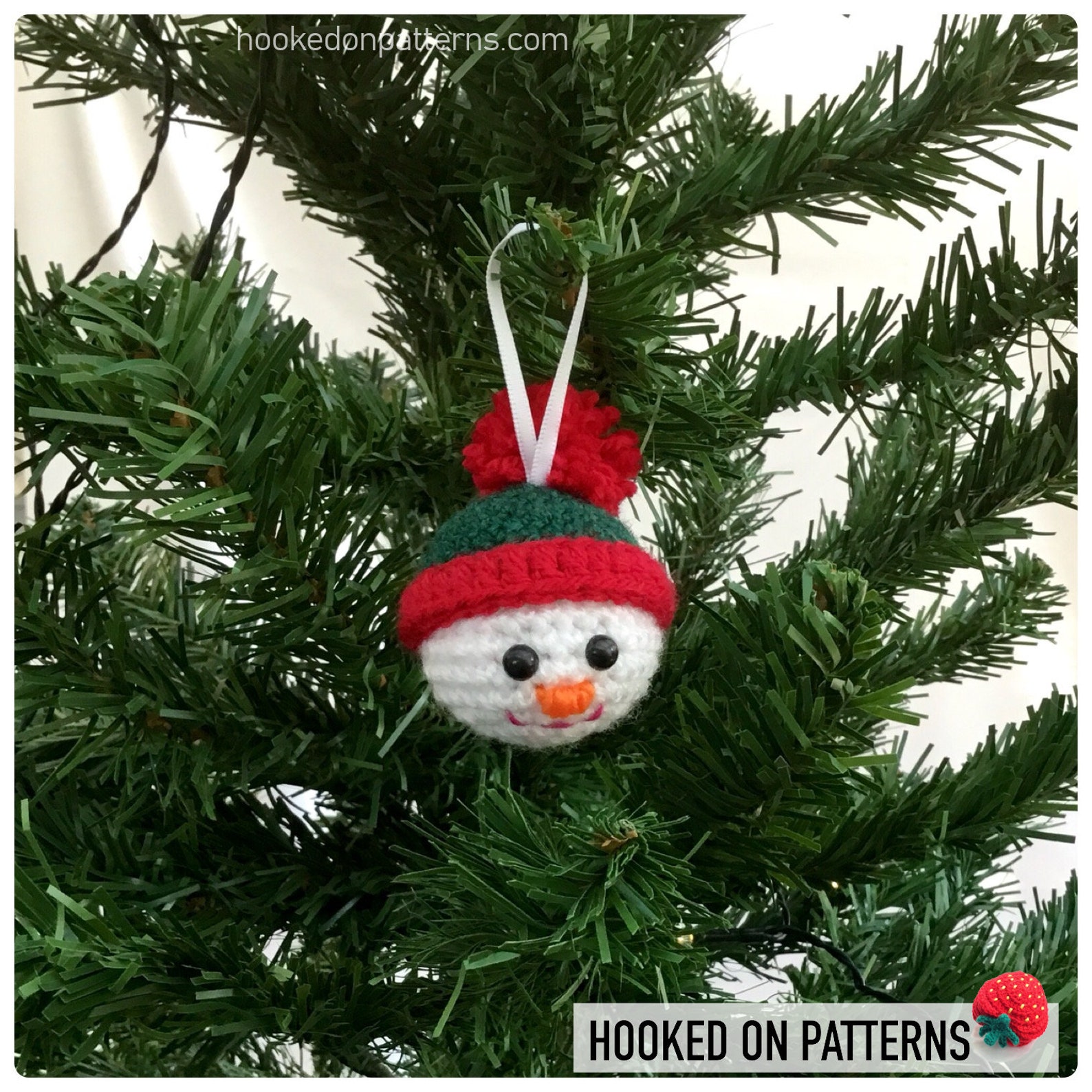 Crochet Snowman Bauble Pattern PDF Pattern Digital Download Etsy