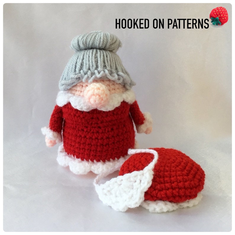 Christmas Eve Gonk Novelty Decoration Crochet PDF Pattern image 5