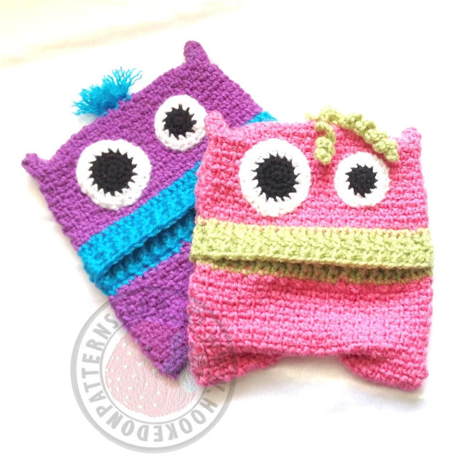 Pyjama Monsters Pajama Case Crochet PDF Pattern Etsy