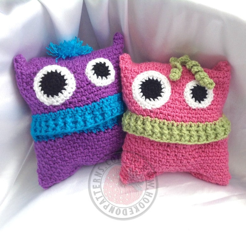 Pyjama Monsters Pajama Case Crochet PDF Pattern Etsy