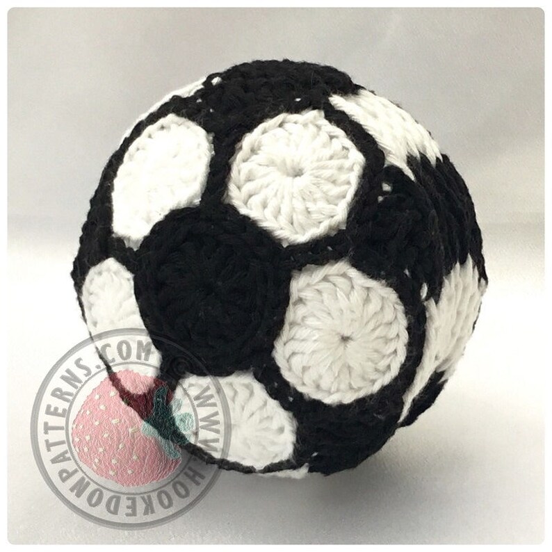 Football Coaster Set Soccer Crochet PDF Pattern Etsy