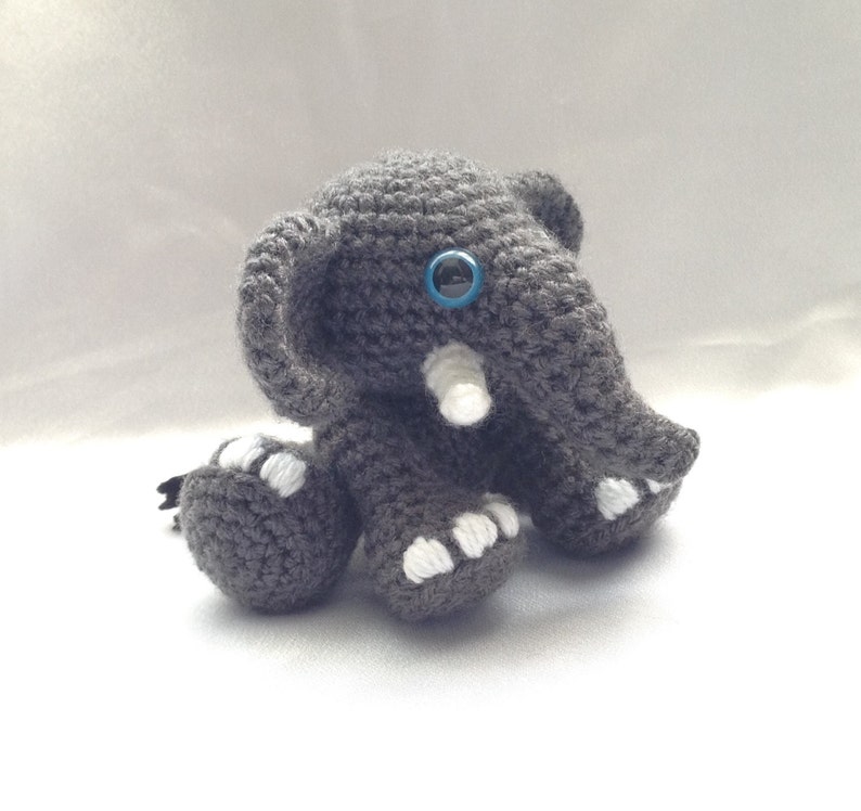 Amiani Tembo the Elephant amigurumi cute stuffed animal toy Crochet PDF Pattern in English ONLY image 3
