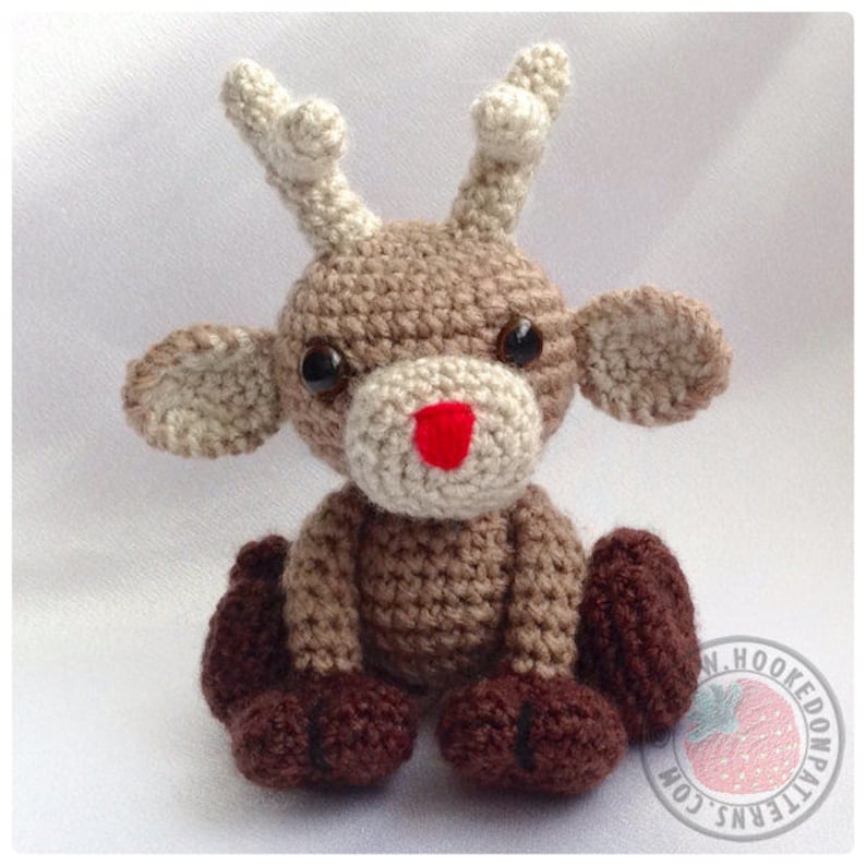 Amiani Noel the Reindeer cute amigurumi Crochet PDF Pattern image 1