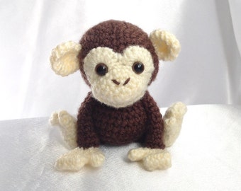 Amiani - Maurice the Monkey - amigurumi - cute stuffed animal toy - Crochet PDF Pattern