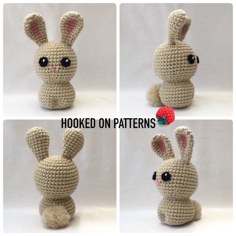 Kawaii Easter Bunny Little Rabbit Crochet Pattern Crochet PDF Download in English ONLY image 2