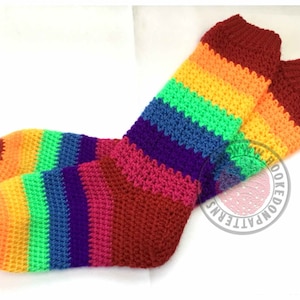 Laticia Slouchy Socks Crochet PDF Pattern in ENGLISH ONLY image 5