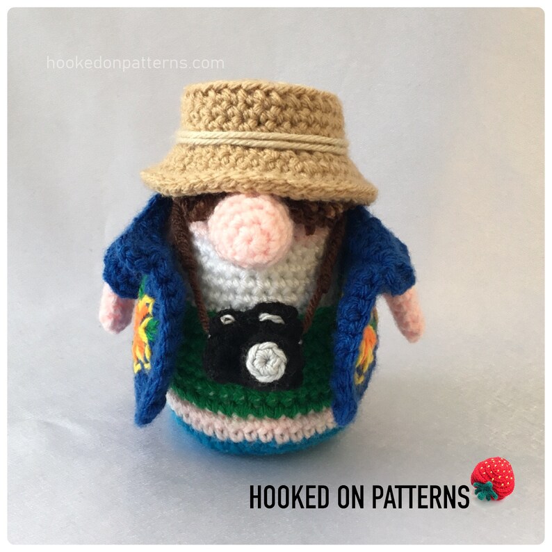 Tourist Gonks Outfit Crochet Patterns PDF Download for the Etsy UK