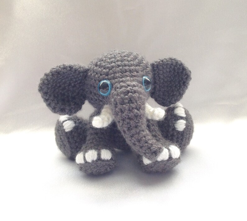 Amiani Tembo the Elephant amigurumi cute stuffed animal toy Crochet PDF Pattern in English ONLY image 4