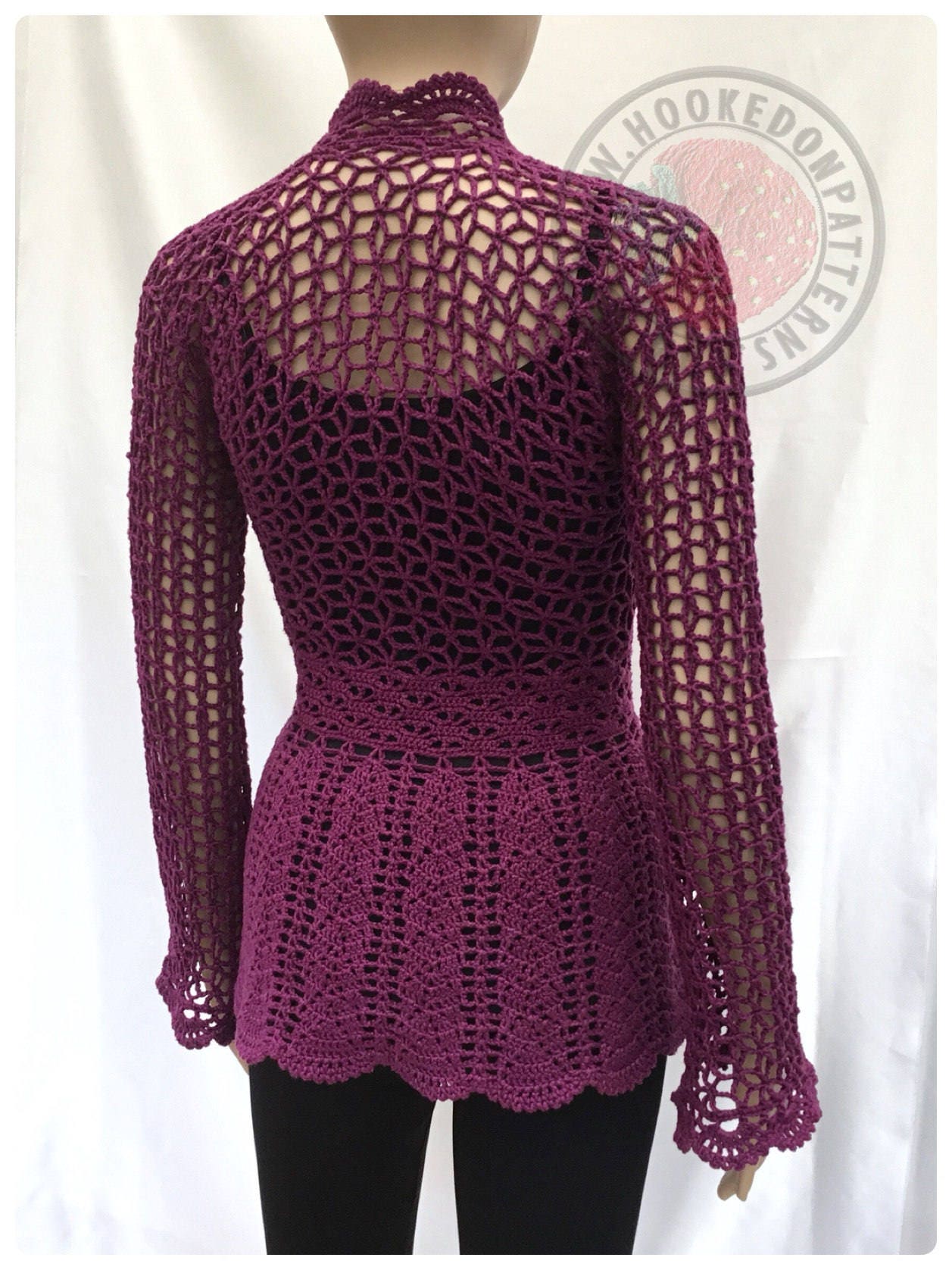 40 Lace Cardigan Crochet Patterns to Refresh Your Handmade Wardrobe 18 Floral Lace Cardigan