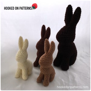 Chocolate Bunny Crochet Pattern Easter Bunny Crochet PDF Download ONLY Bunny Amigurumi Crochet Pattern image 7