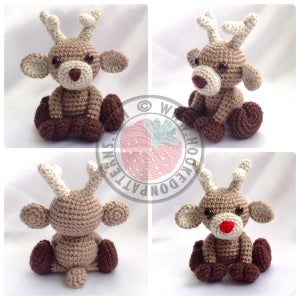 Amiani Noel the Reindeer cute amigurumi Crochet PDF Pattern image 2