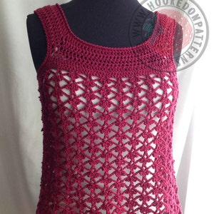 Adina 2 Way Vest Top Crochet PDF Pattern image 3