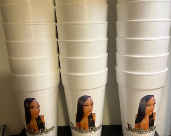 Personalisierte Styroporbecher