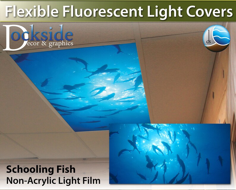 Flexible Fluorescent Light Cover Films Skylight Ceiling Office Etsy