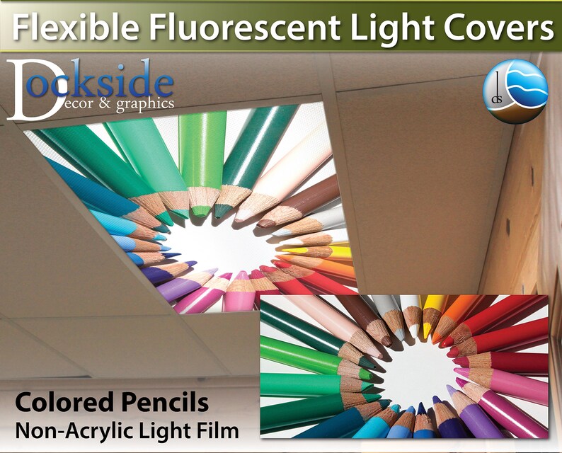 Flexible Fluorescent Light Cover Films Skylight Ceiling Art Etsy