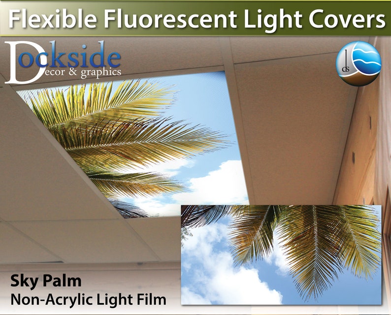 Flexible Fluorescent Light Cover Films Skylight Ceiling Office Etsy