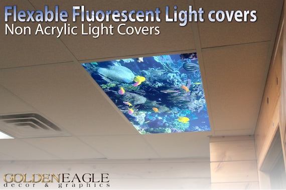 Flexible Fluorescent Light Cover S Skylight Ceiling Office Image 0