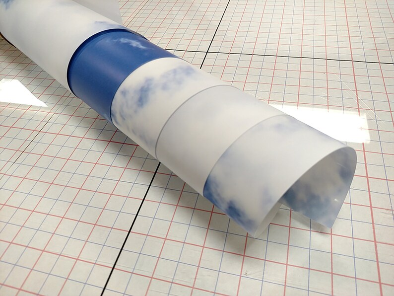 Flexible Fluorescent Light Cover Films Skylight Ceiling Sky Etsy