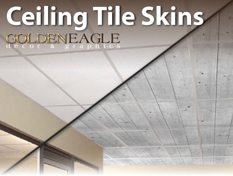 Ceiling Tile Skin Glue Up Wide White Washed Knotty Pine Wood Image 0