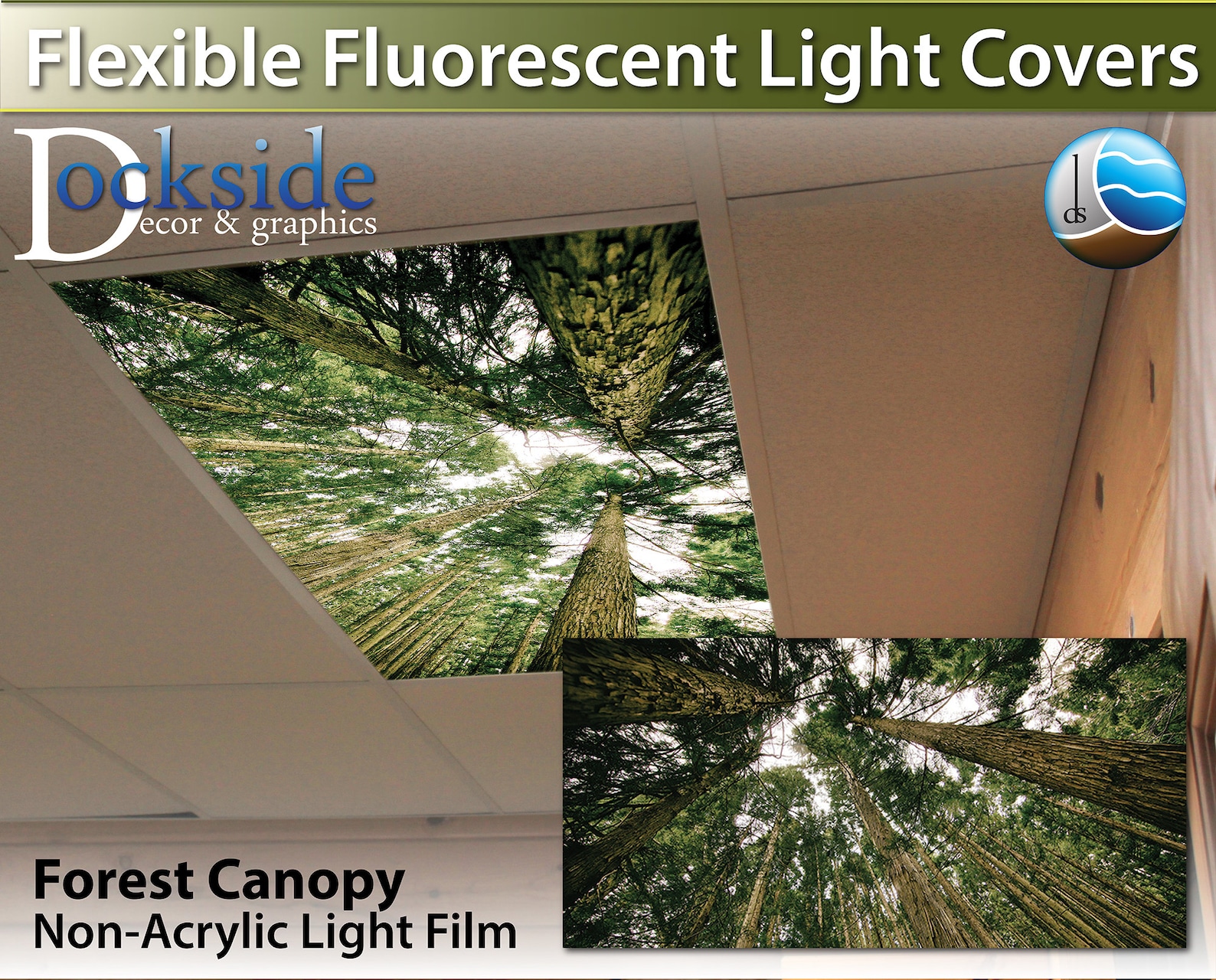 Flexible Fluorescent Light Cover Films Skylight Ceiling Office Etsy