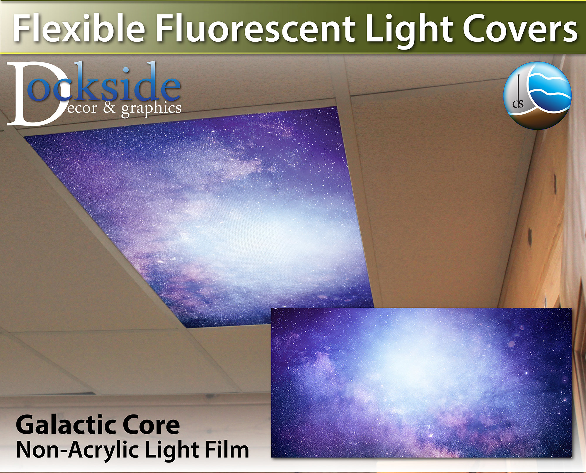 Flexible Fluorescent Light Cover Films Skylight Ceiling Office Etsy
