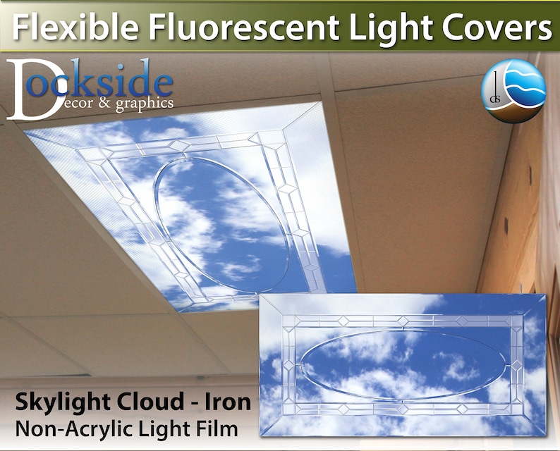 Flexible Fluorescent Light Cover Films Skylight Ceiling Office Etsy