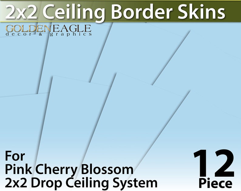 Drop Ceiling Tile Boarder Skins Kit 2x2 Grid Glue Up Etsy