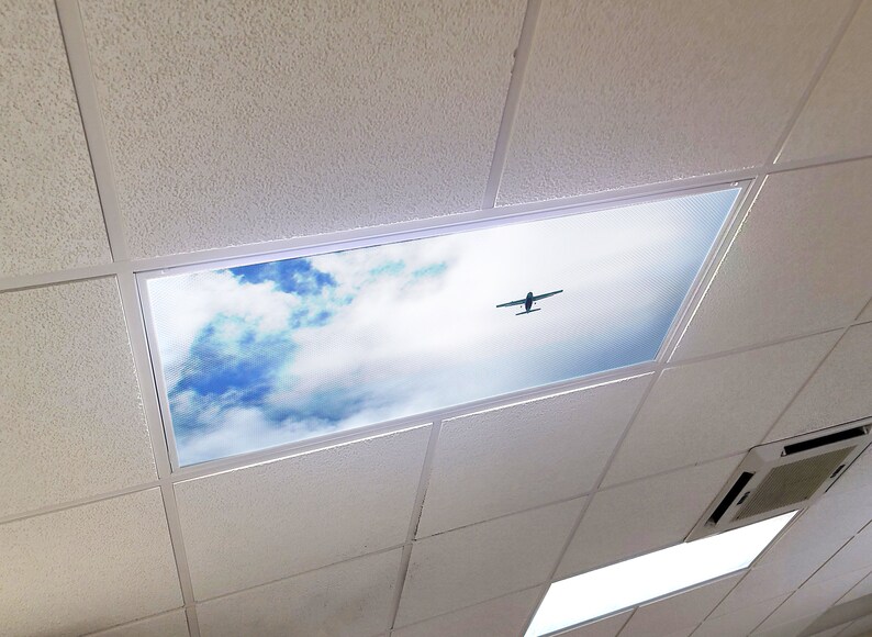 Flexible Fluorescent Light Cover Films Skylight Ceiling Office Etsy