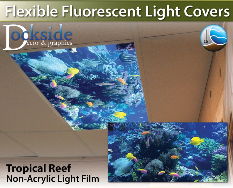 Flexible Fluorescent Light Cover Films Skylight Ceiling Office Etsy