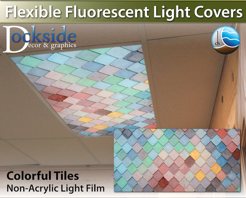 Flexible Fluorescent Light Cover Films Skylight Ceiling Office Etsy