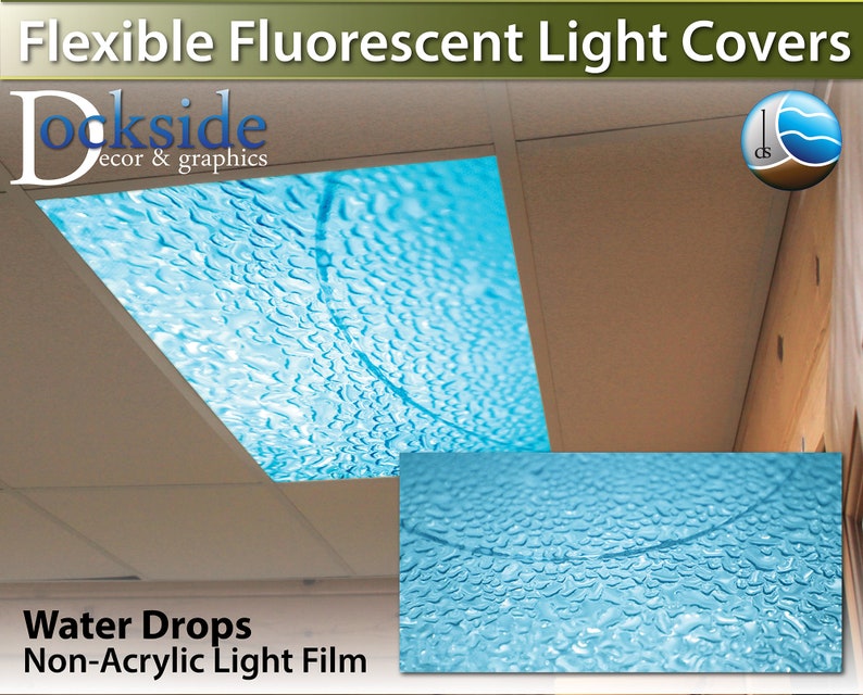 Flexible Fluorescent Light Cover Films Skylight Ceiling Office Etsy