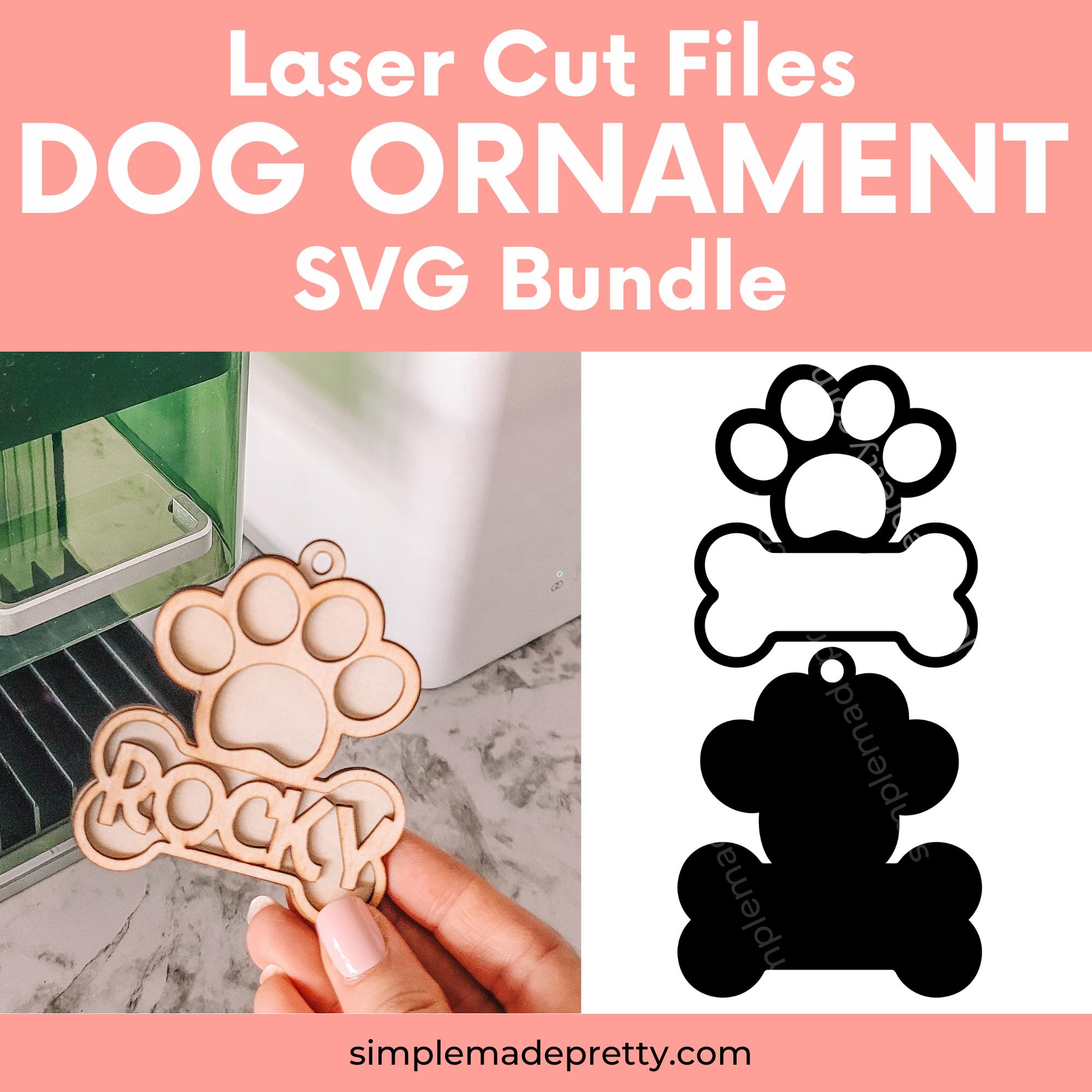 Dog Ornament SVG PNG Bundle | Laser SVG | Ornament Svg | Laser Ornament ...