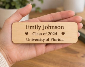 Personalized Graduation Plaque, Class of 2026 Photo Frame Nameplate, High School or College Graduate Gift