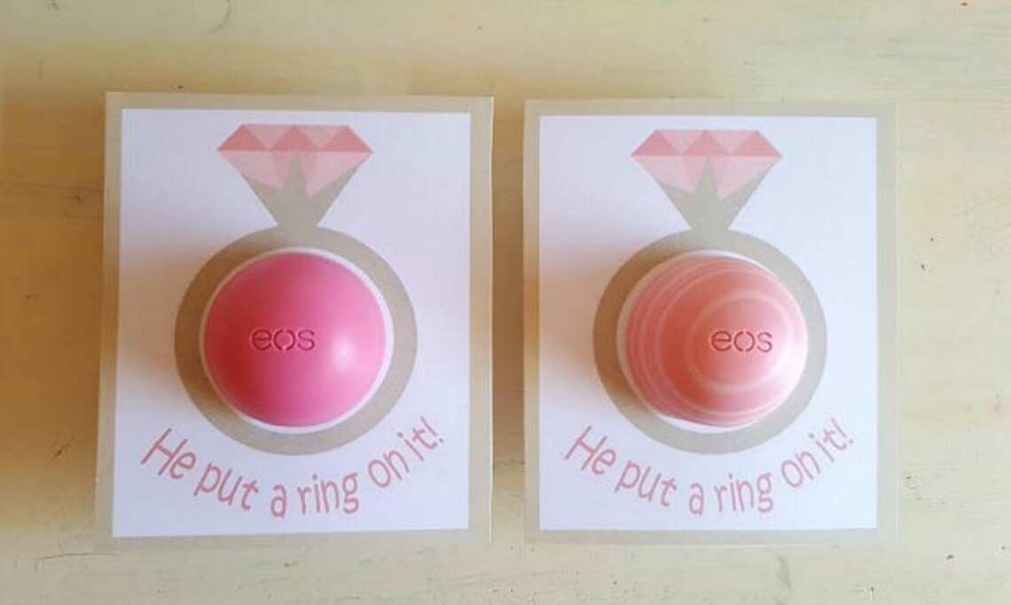 PDF: PINK Bridal Shower EOS Lip Balm Cards Bridal Shower - Etsy