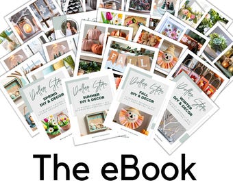 Libro electrónico de decoración DIY de Dollar Store: Proyectos económicos de temporada (Descarga digital)