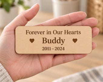 Personalized Pet Memorial Plaque, Dog Loss Photo Frame Nameplate, Pet Sympathy Gift, Rainbow Bridge Keepsake